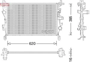 DENSO Radiator For FIAT 500X JEEP Renegade 14-18 52009105 - Picture 1 of 1