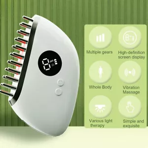EMS Gua Sha Elektrisch, Gesichtsmassagegerät mit Vibration & LED Bl/Rot/Vi Licht - Bild 1 von 16