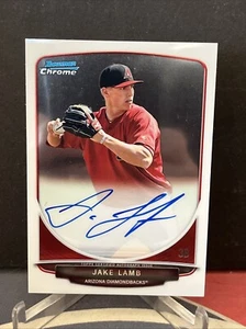 2013 Bowman Chrome - Prospects Autographs #BCA-JL Jake Lamb (AU, RC) - Picture 1 of 2