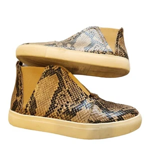 Matisse Coconuts Love Worn Pull-On Sneaker Color Tan Snake 7.5 - Picture 1 of 6