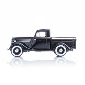 GAZ-11-415 Black PickUp Truck Diecast Model 1:43 H551B - Picture 1 of 4