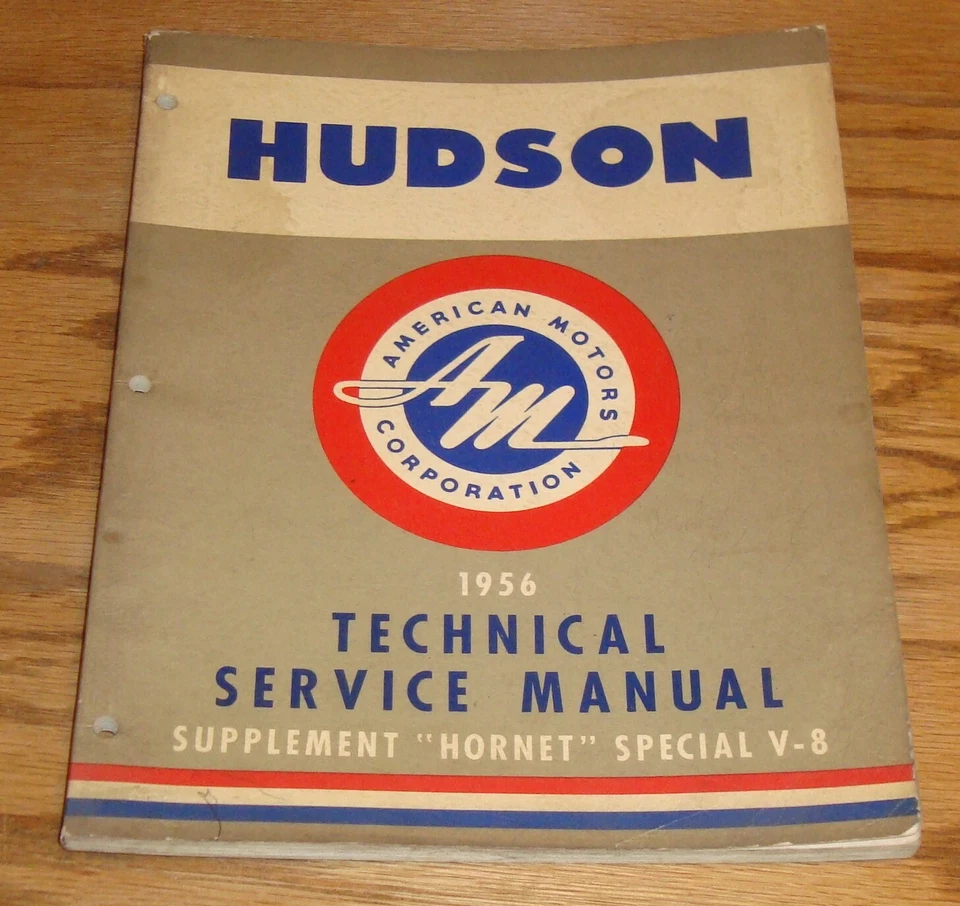 Original 1956 Hudson Hornet Special V-8 Shop Service Manual Supplement 56 - Image 1 of 1