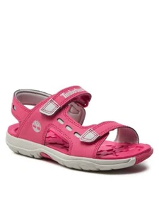 Sandalias Timberland Rosa Brillante Musgo Salto Correas Ajustables Talla UK 2.5 NUEVAS/CAJA - Imagen 1 de 4