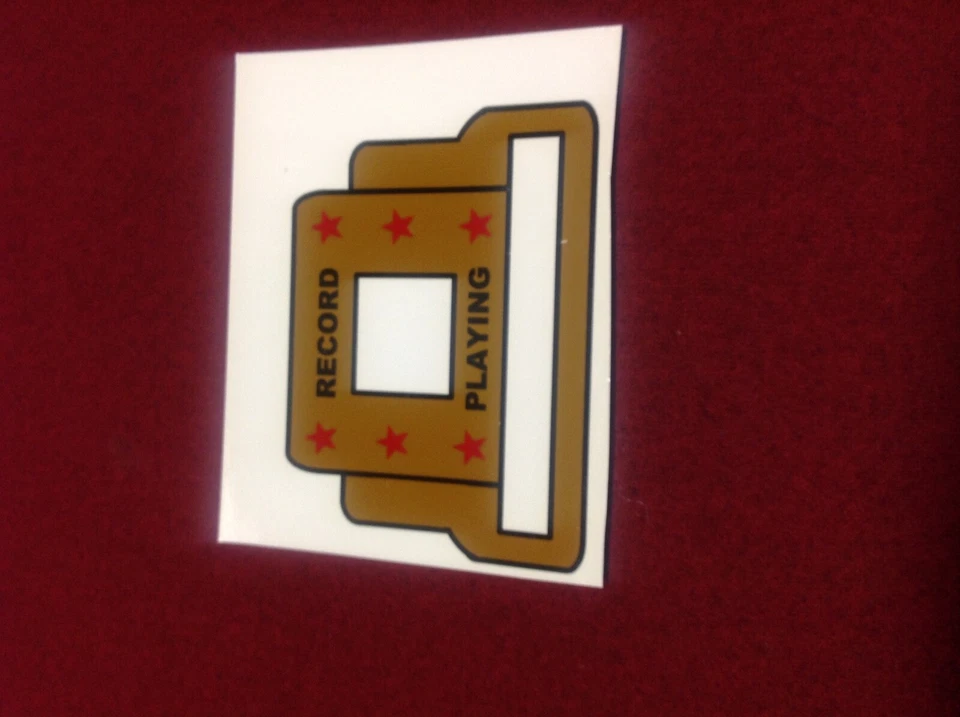 JUKEBOX ROCK-OLA  STANDARD RECORD PLAYING DECAL - Image 1 of 1