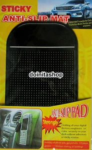 Anti Rutsch Matte Haft Pad Handy Pads Antirutsch-Pad Halterung Schwarz Neu - Bild 1 von 2
