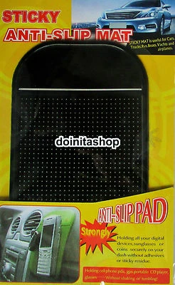 Anti Rutsch Matte Haft Pad Handy Pads Antirutsch-Pad Halterung Schwarz Neu - Bild 1 von 2