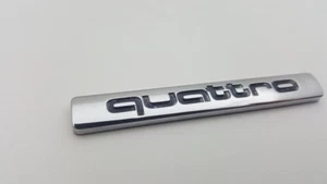 QUATTRO. INSIGNIA EMBLEMA ABS BADGE PEGATINAS PARA AUDI A3/4/5/7 - Imagen 1 de 1