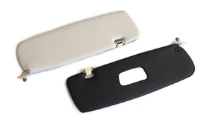 BMW E10 (2002 etc.) - Sun Visors, Pair, Cream / Black, NEW - Picture 1 of 13