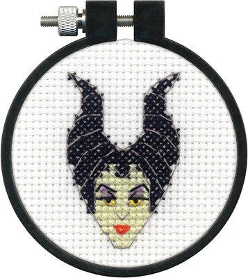 Counted Cross Stitch Kit ~ Dimenisons Disney Villains - Maleficent #72-70415 - Image 1 of 4