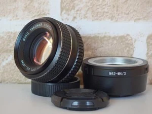 PENTAX SMC Takumar 55mm F1.8 with M43 adapter - Picture 1 of 4