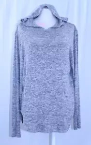 Philosophy Pullover Ligero Sudadera con Capucha Suéter Top Camisa Gris Sólido L - Imagen 1 de 10