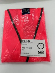 PILTON COLOURED REFLECTIVE WAISTCOAT HIVIS PINK SIZE MEDIUM - Picture 1 of 2