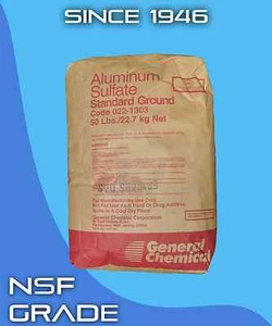 Aluminum Sulfate 50lb Bag Granular NSF Approved - Picture 1 of 1