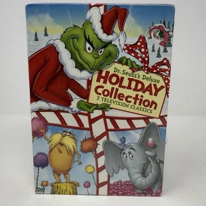 Dr Seuss Holiday Collection DVD Set Lorax Horton Grinch Stole Christmas Sealed - Picture 1 of 5