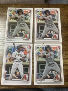 2020 Bowman Kristian Robinson Paper Lot (4) Arizona Diamondbacks - Picture 1 of 1