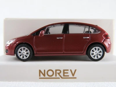 Norev 155496 Citroën C4 Berline (2004-2008) in red metallic 1:87/H0 NEU/OVP - Bild 1 von 4