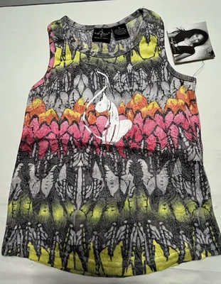 女孩 Baby Phat 尺寸 4 红色箔标志衬衫全新带标签! — 第 1/4 张图片