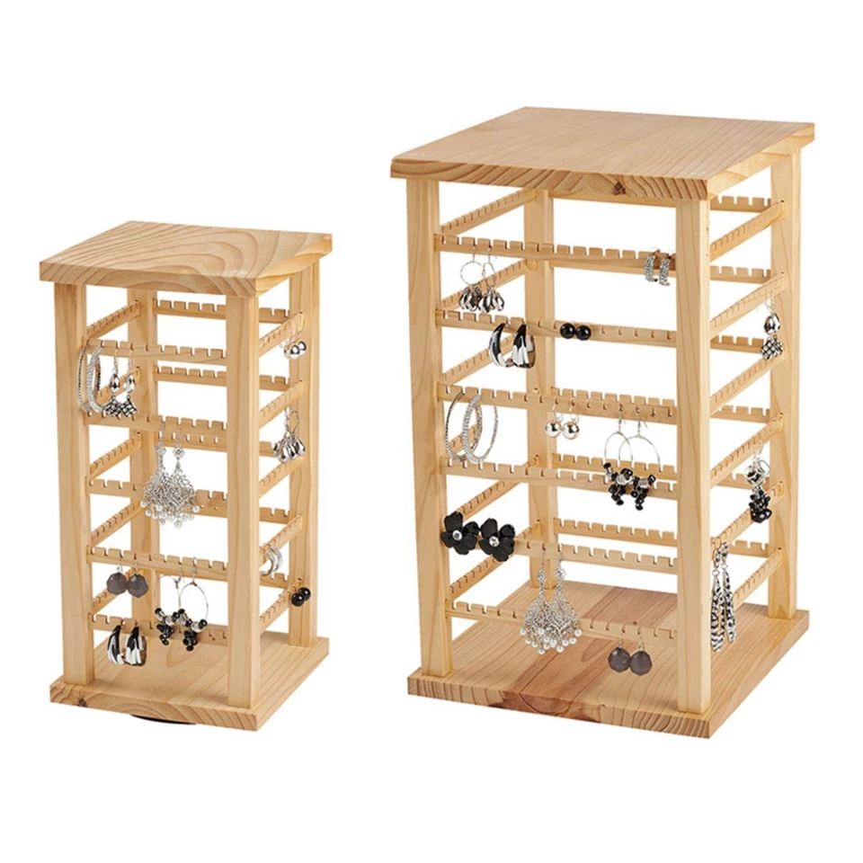 Rotating Earring Display Stand Earring Holder for Earring Cards Bracelet - Image 1 of 1