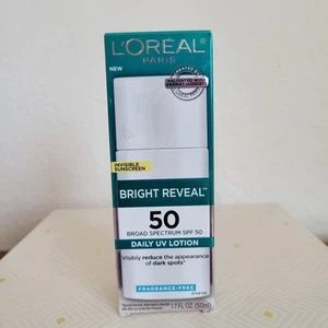 L'OREAL Paris Bright Reveal Dark Spot Broad Spectrum UV Lotion SPF 50 1.7 Fl. Oz - Picture 1 of 6