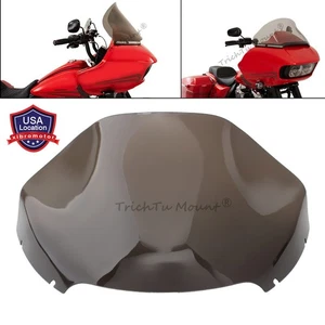 Windshield Windscreen 13" Smoke For Harley Road Glide FLTRX Special FLTRXS 15-23 - Picture 1 of 15