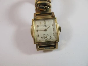 HELBROS ESTUCHE RECTANGULAR ESCALONADO VINTAGE PARA HOMBRE CON MOVIMIENTO CALIBRE 84 sin reserva - Imagen 1 de 13