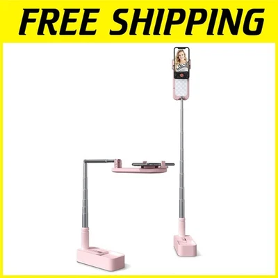 Перезаряжаемая беспроводная подставка для селфи с ярким светодиодом - Изображение 1 из 4