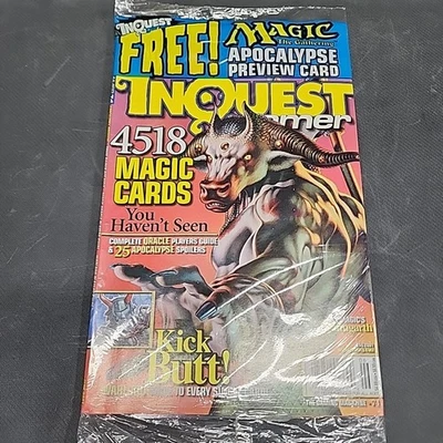Inquest Gamer #74 JUNE 2001 Gamer Magazine MAGIC back issue RARE Sealed - Image 1 of 2