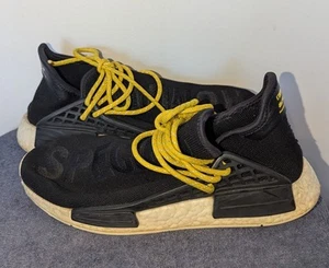 Adidas Nmd Hu Pharrell Williams Human Race Core nere da uomo taglia 8,5 BB3068 - Foto 1 di 14