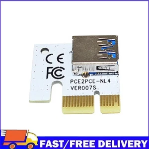 Mining PCI Express Adapter PCIe 1X to 16X Graphics Card Extender Card White - Afbeelding 1 van 5