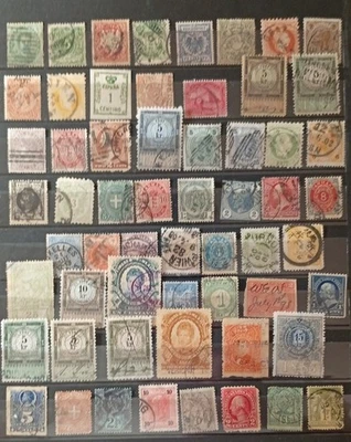 collection timbres anciens avant 1900 tous pays different grosse cote alt old kw - Photo 1/2