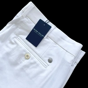 Peter Millar Crown Crafted Surge Shorts White Tailored Fit Size 38 $125 - Picture 1 of 6