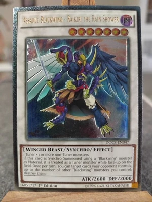 ASSAULT BLACKWING - RAIKIRI THE RAIN SHOWER DOCS-EN047 Ultimate Rare / 1st NM  - Bild 1 von 2