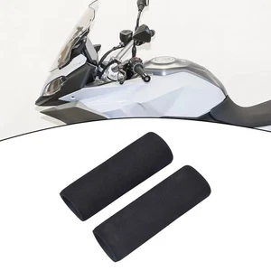 Practical Black Foam Motorcycle Handlebar Covers 2pcs For 1 25 For 1 45in - Picture 1 of 12