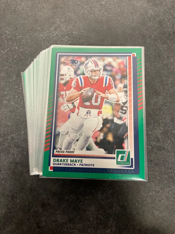 Футбольные зеленые пресс-карты 2025 Donruss — на выбор — бесплатная доставка! - Изображение 1 из 1