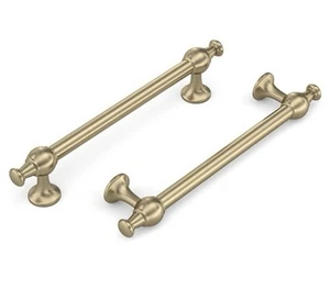 Rergy 10er-Pack Schrank Schublade Griff zieht 5" Loch Mitte gebürstete Messing Hardware - Bild 1 von 7