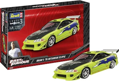 07691 Brian'S 1995 - Kit Modello Mitsubishi Eclipse (Fast & Furious) in Scala 1: - Immagine 1 di 4