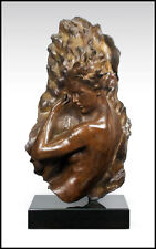 Frederick Hart Ex Nihilo Bronze Sculpture Female Nude Large Full Scale Signed