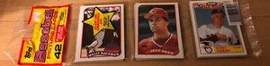 1989 Pack Wally Backman Jeff Reed Bobby Doerr Walt Weiss Jimmy Key Mark Davidson