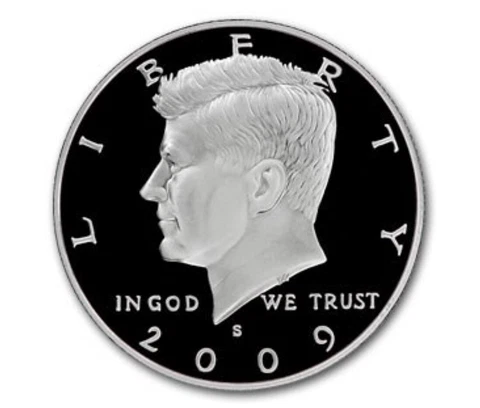 2009 S John F. Kennedy GEM PROOF 90% SILVER HALF DOLLAR * DIRECT FROM SET #30 Cover