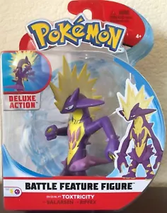 Pokemon 4.5 Inch Battle Feature Deluxe Action Figure - TOXTRICITY - New, Sealed! - Picture 1 of 5