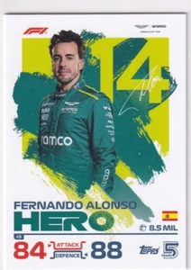 Topps F1 Turbo Attax 2024 Formel 1 No. 49 Fernando Alonso Hero - Picture 1 of 1