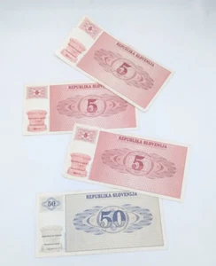 SLOVENIA Lotto 4 Banconote assortite - Imagen 1 de 2