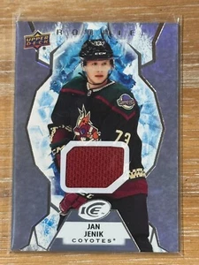 JAN JENIK Coyotes 2021-22 Upper Deck Ice ROOKIE JERSEY - Picture 1 of 2