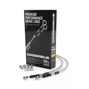 Goodridge Edelstahl Motorrad Kupplungsleitung Schlauchsatz Yamaha YZF750 1993-97 - Bild 1 von 13
