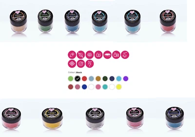 Rainbow Dust 100% Edible Glitter Cake Decoration Cupcakes Sparkles Sugarcraft 5g - Image 1 of 4