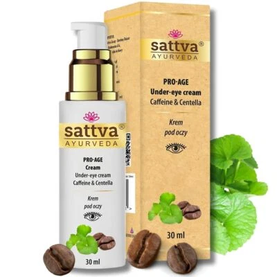 BESUCHE DEN SATTVA AYURVEDA-STORE Sattva Augencreme Gegen Falten und Augenringe - Augencreme Gegen Tränensäcke m