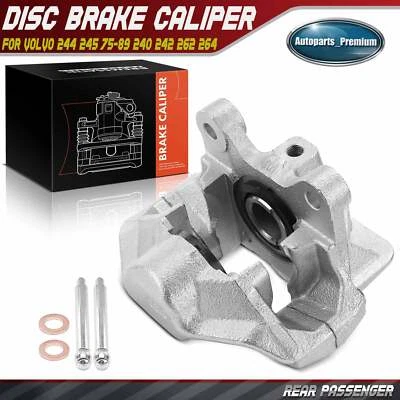 Rear Right Disc Brake Caliper w/ 1 Piston for Volvo 244 245 240 242 262 264 265 - Image 1 of 4