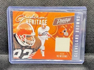 2020 Panini Prestige Gridiron Heritage Ozzie Newsome Browns Mem Relic #GH-ON HOF - Bild 1 von 2