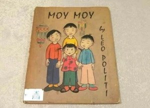 Vintage Moy Moy Leo Politi 1960 1. Auflage illustrieren Abonnenten Bibliothek Bindung - Bild 1 von 11