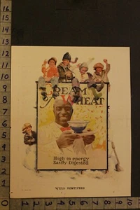 1923 ILLUSTRATOR ART WINTER FUN CHEF FOOD COOK KITCHEN BREAKFAST CEREAL AD VV28 - Picture 1 of 1